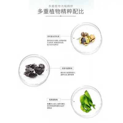Шампунь с маслом семян камелии Black Silk Miao для контроля жирности, с семенами чайного растения против перхоти и для снятия зуда, очищающий шампунь с Polygonum multiflorum, паста для мытья волос оптом - 3