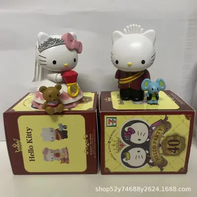 Hello Kitty 40. Jubiläum Ei-Blindbox Puppen-Dekofigur - 7
