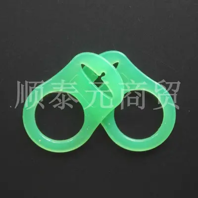 Silicone Ring Clip for MAM Pacifier Chain, Hole-Free - 13