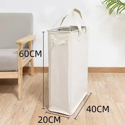 Foldable Laundry Basket, Dirty Clothes Hamper for Household and Dormitory