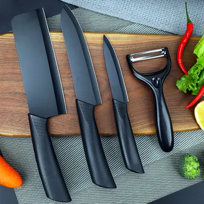 Kitchen knife and cutting board set