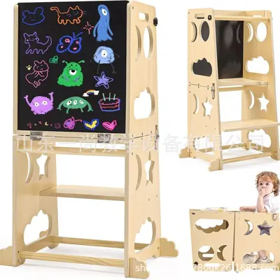 Montessori Learning Tower for Kids, Kitchen and Sink Step Stool - 13