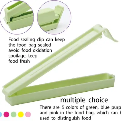Food-Grade Plastic Bag Clips, Magnetic, 20 Pcs