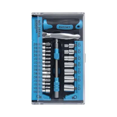 39-in-1 Ratchet Screwdriver Set with Sockets and Hex Bits - 6
