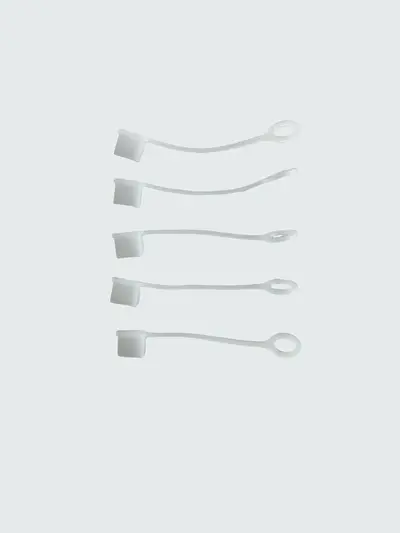 Tip-C kablolu toz kapağı, USB silikon koruyucu - 8
