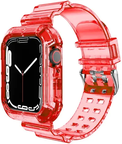 Transparent Glacier Strap for Apple Watch Series 9, Compatible with iWatch 8 - 10