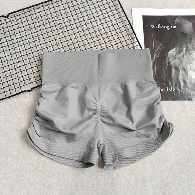 Women's High-Waist Tummy Control Yoga Shorts, 3/4 Length, Quick-Dry - 10