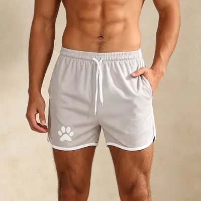 Men's Quick-Dry Running Shorts, Compression Fit, Breathable, 3/4 Length - 6