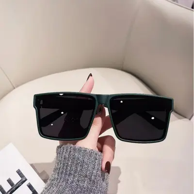 Herren-Sonnenbrille mit großem Rahmen, polarisiert, 16 cm - 9