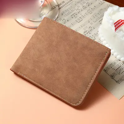 Men's Ultra-Thin Short Soft Leather Wallet with Multiple Card Slots - 9