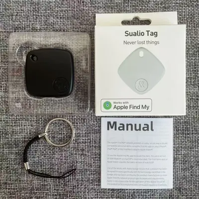 Apple AirTag uyumlu anti-kayıp etiket, kare tasarım - 12