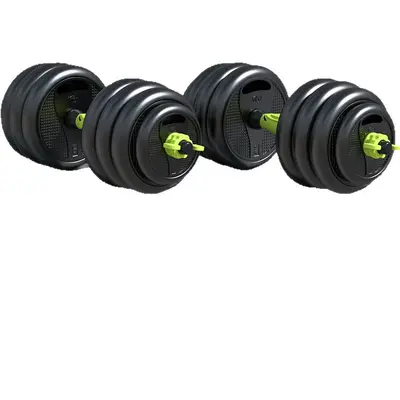 Dambıl Erkek Fitness Ev Egzersiz Ekipmanı 20/30 kg Erkek Yurdu Üniversite Öğrenci Ayarlanabilir Ağırlık Barbell Seti - 6