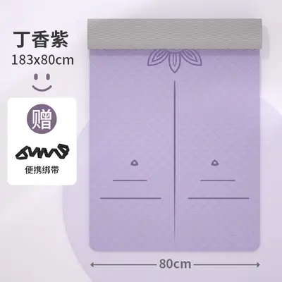 Sanfan extra große rutschfeste TPE-Yogamatte, breit, dick und lang - 7