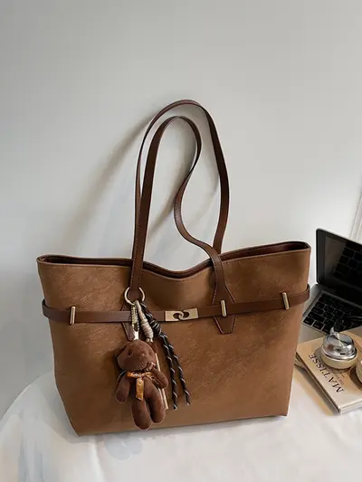2025 Yeni Model Büyük Hacimli Kadın Tote Çanta Moda Rahat Tek Omuz Çanta