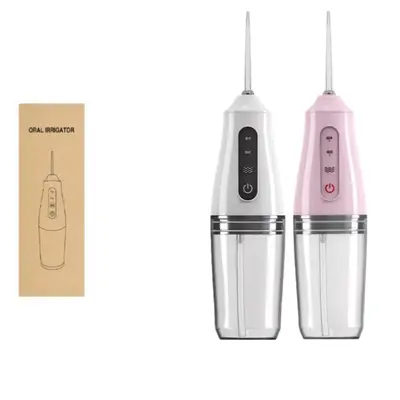 跨境批发冲牙器便携式家用水牙线牙齿冲洗口腔清洁电动手持洁牙器