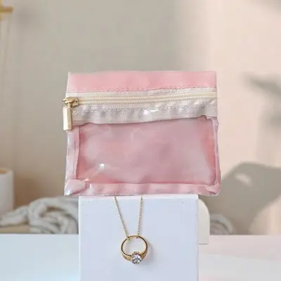 Tragbare Schmuckschatulle Ohrring Ohrring Halskette Schmucktasche Aufbewahrungstasche Ring Armband Reise-Schmucktasche Grenzüberschreitend