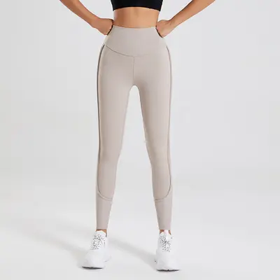 High-Waist Compression Yoga Pants, Tummy Control, Quick-Dry - 7