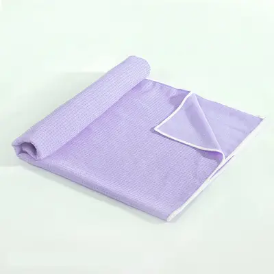 Yoga matı havlusu, mikrofaser, kaymaz, taşınabilir - 12