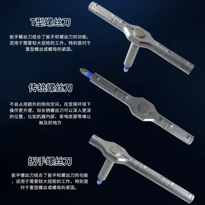 66合一棘轮螺丝刀套装S2批头强磁省力正反转汽修家用拆机维修工具