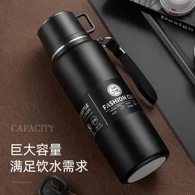 316 Stainless Steel Insulated Tea Cup with Tea Infuser, Large Capacity - 4