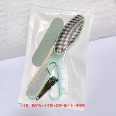 Portable nail care kit with clippers, file and tools - 10