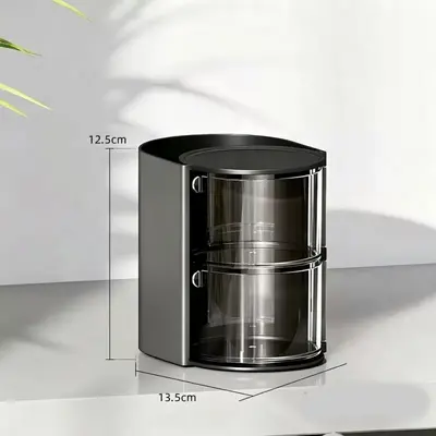 Rotating Make-up Organizer mit Staupschutz - 13