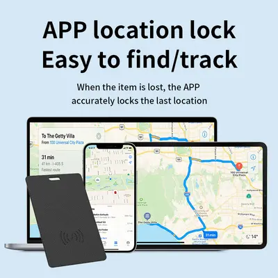 Ultraflaches Kartenfinder iOS Geldbörsen-Verfolgungsgerät - 2