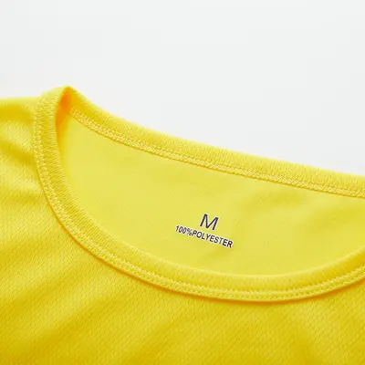 Quick-Dry Sports T-Shirt, Round Neck, Short Sleeve, Custom Text and Logo Print