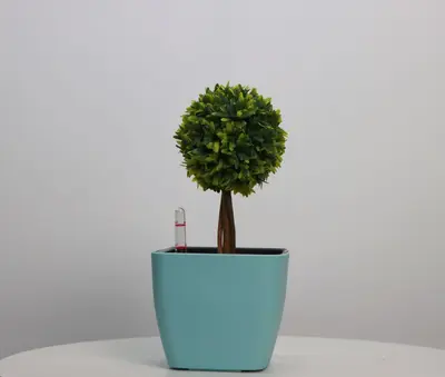 Çiçek Bitki Aşk Kendiliğinden Sulanan Saksı Kare Büyük Çaplı Basit Yeşil Turp Bonsai Masaüstü Kendiliğinden Sulanan Saksı Toptan