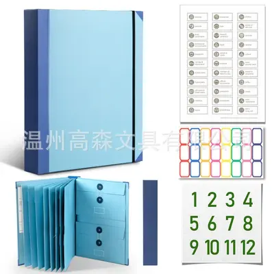 In Case I Go Missing Binder Manila-Taschen-Dokumentenmappe, Akkordeon-Dokumententasche - 8
