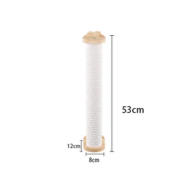 Sisal Cat Scratching Post with Climbing Column Toy, Scratch-Resistant - 11