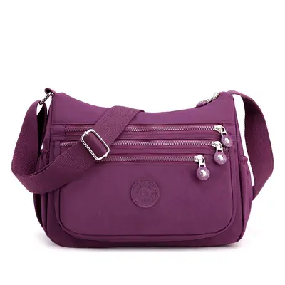 Nylon-Stoff mehrschichtige Umhängetasche leicht einfach alltäglich Crossbody-Tasche 2025 neu großvolumig Mamatasche Schultergeldtasche - 10