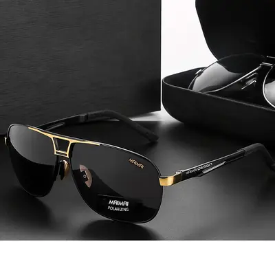 Polarized Men's Sunglasses, UV400 Protection, Day and Night Use for Driving and Fishing - 5