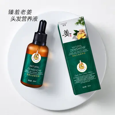 Zhenxiu Lao Jiang Wang Besleyici Saç Esansı 30ml, Durulanmayan