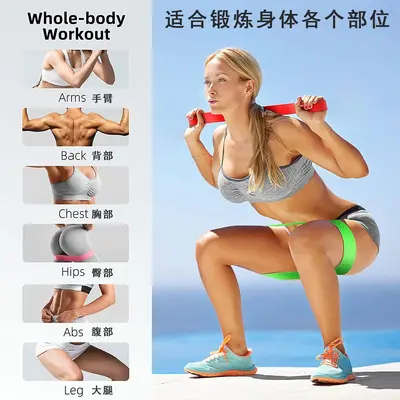 Widerstandsbänder, Yogabänder, Gesäß-Zugbänder, Beintraining, elastische Schlaufen
