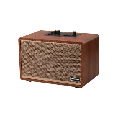 Wooden Bluetooth Sound Wireless HIFI Home Desktop Radio Heavy Bass Outdoor Karaoke Speaker Retro Style