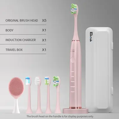V6 sonic electric toothbrush with soft bristles and long battery life - 11