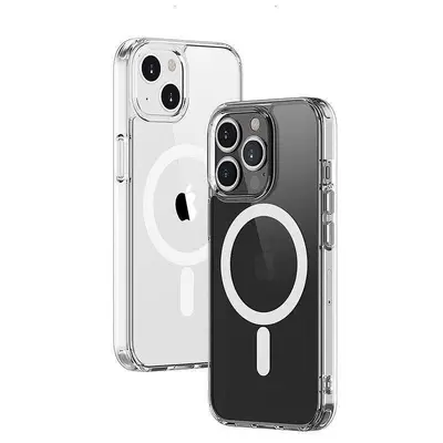 透明磁吸壳苹果17promax适用亚克力iPhone16pro手机壳15软边硬背 - 6