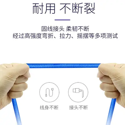 3-in-1 Schnelllade-Adapter kompatibel mit Huawei/OPPO/Apple/Android