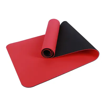 6mm Double-Layer TPE Yoga Mat, Two-Color Fitness Exercise Mat - 8