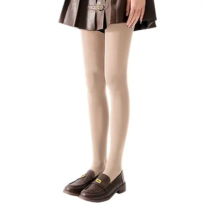 Coffee Matte Velvet Tights, Autumn Winter, Anti-Snag Pantyhose - 12