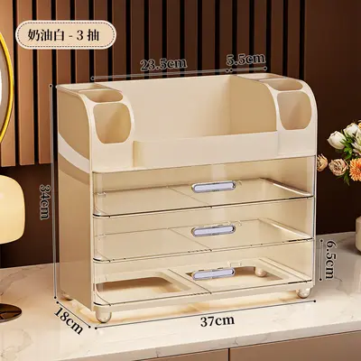 Kosmetik-Aufbewahrungsbox, Schreibtisch-Organizer, große Kapazität - 13