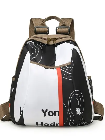 Oxford Fabric Mom Backpack, Large Capacity, Lightweight - 5