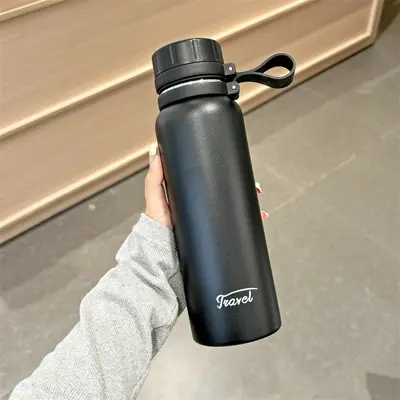Large-Capacity Stainless Steel Thermos with Tea Infuser - 8