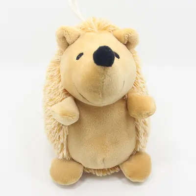 Squeaky Plush Hedgehog Dog Toy, Chew and Boredom Relief - 7