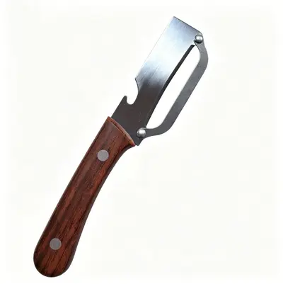 Edelstahl-Zwiebelfaden-Wunderwaffe Multifunktionales Haushalts-Gemüseschneider Tintenfisch-Blüten-Küchenmesser großes Frühlingszwiebel-scharfes Schälmesser - 9