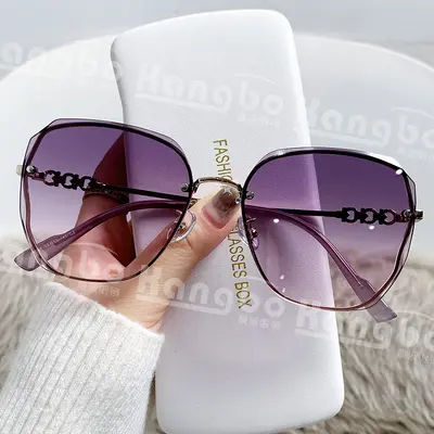 Women's Oversized Frame Sunglasses with UV380 Protection, Model 2304 - 9