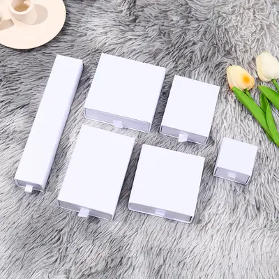 Factory Stock Available, Logo Customization Drawer Box Storage Organizer for Earrings Rings Necklaces Jewelry Premium Packaging Box - 8