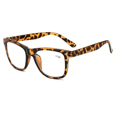 Classic Retro Reading Glasses, Gray Lens, UV380 Sun Protection, Model R080 - 9