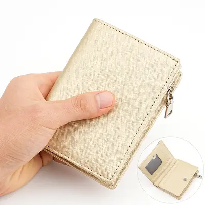 Vertical Genuine Leather Men's Wallet, Multi-Card Slots - 12
